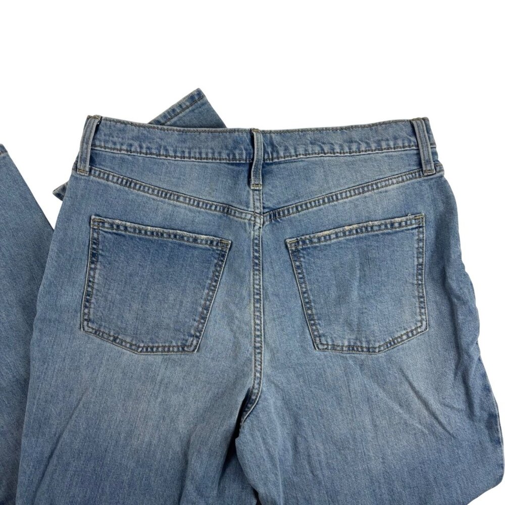 Universal Thread High Waist Jeans Womens Size 12 31R Light Wash Vintage Straight - Picture 5 of 11
